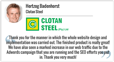 website design testimonial