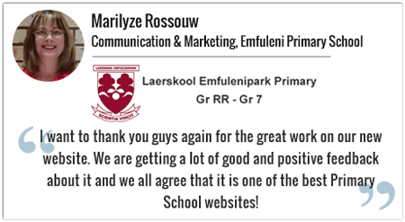 website design testimonial