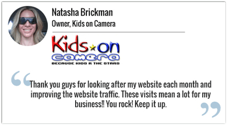 website design testimonial